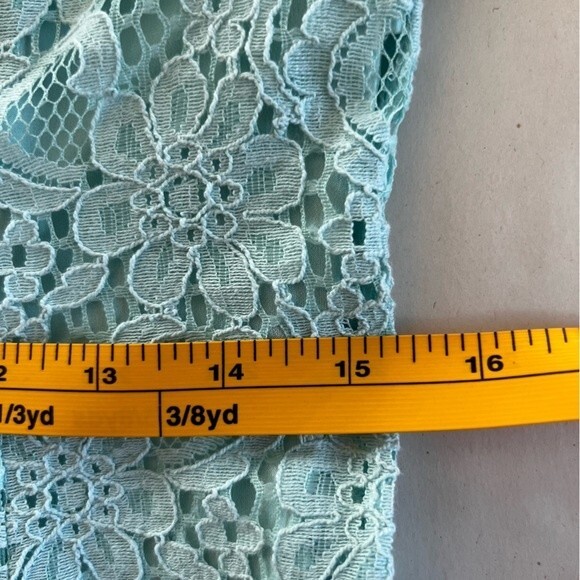 Lauren Ralph Lauren Lace Midi Dress‎ Sleeveless Sheath SZ 8 - Picture 11 of 14